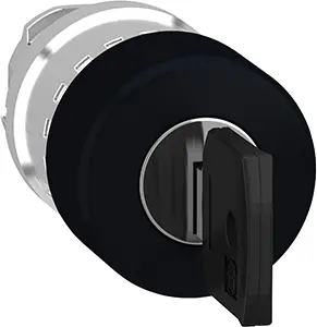 Produktfoto 1 von Schneider Electric XB4 Druckschalter Ø 22 mm, Schwarz Rastend Rund Rund Metall, IP66
