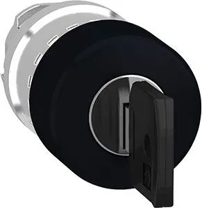Produktfoto 1 von Schneider Electric Harmony Druckschalter Ø 22 mm, Schwarz Rastend Rund Rund Metall, IP66