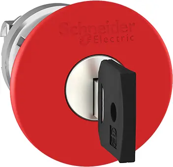 Schneider Electric Harmony XB4 Not-Aus-Schalter, 22 mm, Schlüsselentriegelung, Pilzkopf