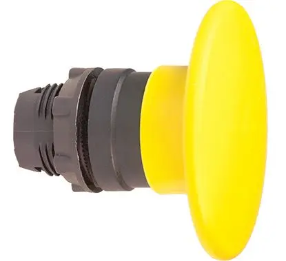 Produktfoto 1 von Schneider Electric Harmony Druckschalter Ø 22 mm, Gelb Tastend Vierkant Vierkant Kunststoff, IP66