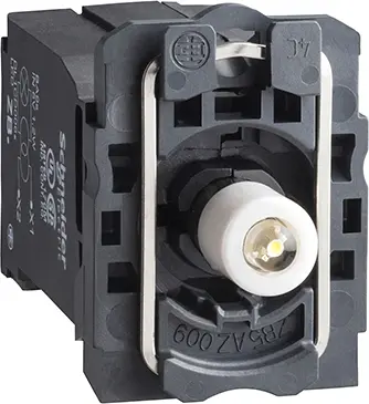 Produktfoto 1 von Schneider Electric XB5 Lichtblock Anzeigenblock LED Weiß beleuchtet 230 → 240V Schraubanschluss