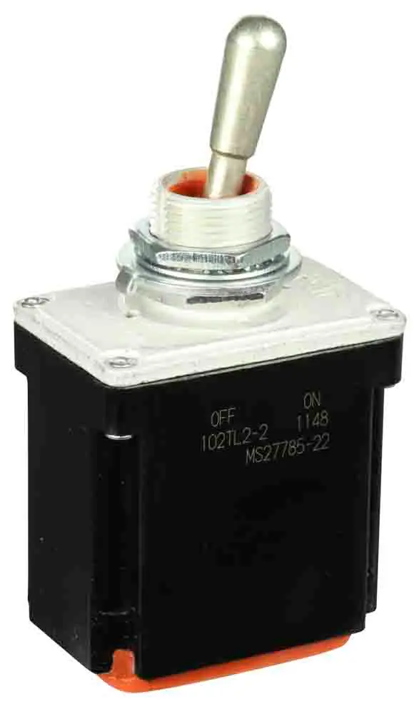 Produktfoto 1 von Honeywell Panel Kippschalter Nein 2RT Ein-Aus 28 V 20 A, Schraube