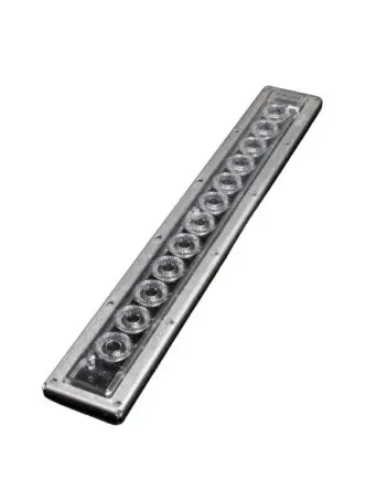 Ledil VIOLET-12X1 LED Linse 12-LEDs Rund aus Silikon, Klar 60 ° x 8.8 mm