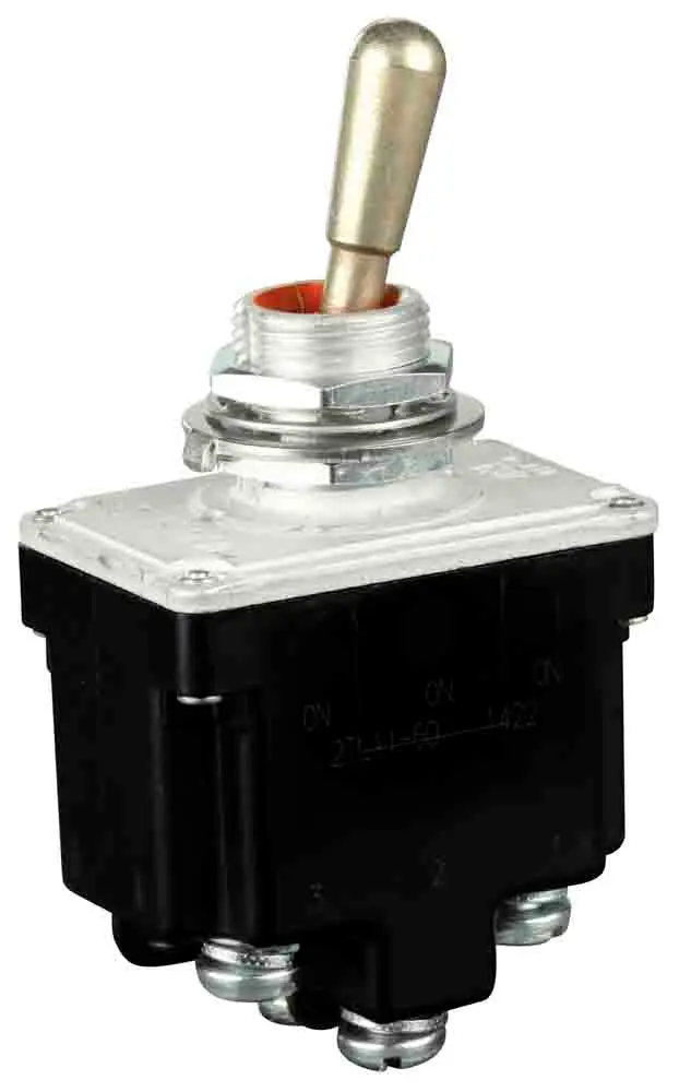 Produktfoto 1 von Honeywell Kippschalter Nein 2-poliger Wechsler Rastend 28 V 20 A, Schraube