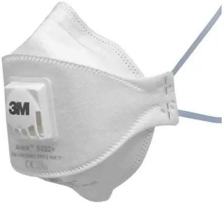 Produktfoto 1 von 3M 9300A Einweggesichtsmaske mit Ventil FFP2 AS/NZS 1716:2012 Weiß
