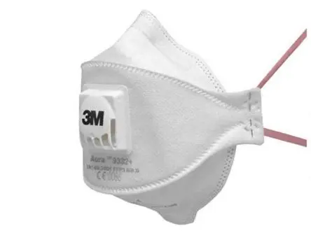 Produktfoto 1 von 3M 9300 Einweggesichtsmaske mit Ventil FFP3 European Standard EN 149:2001 + A1:2009