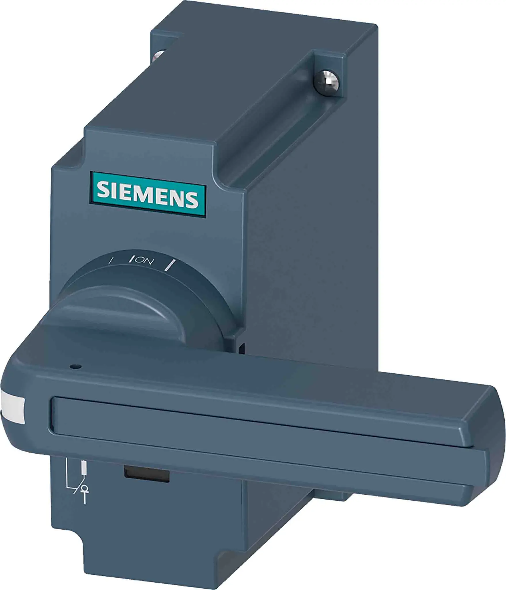 Produktfoto 1 von Siemens Grau SENTRON Drehgriff für Für 3KF Größe 2 100 mm 3-fach abschließbar, IP30