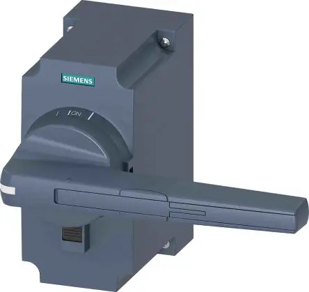 Produktfoto 1 von Siemens Grau SENTRON Drehgriff für Für 3KF Größe 5 180 mm 3-fach abschließbar, IP30