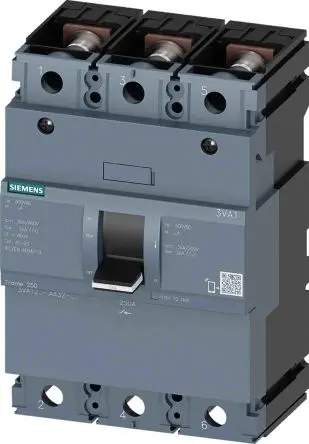 Produktfoto 1 von Siemens SENTRON Trennschalter 3-polig DIN-Hutschiene 0A Grau IP40 3-phasig