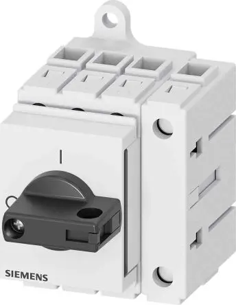 Produktfoto 1 von Siemens 3LD Trennschalter 4-polig DIN-Hutschiene 25A 9.5 kW IP40