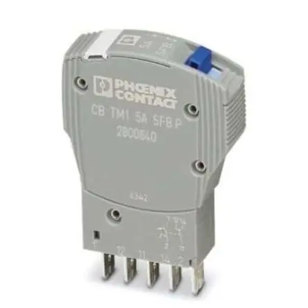 Produktfoto 1 von Phoenix Contact CB Thermischer Schutzschalter, 1-polig, Thermomagnetic Device Circuit Breaker Einrastbefestigung, 5A, /