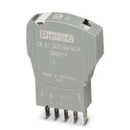 Produktfoto 1 von Phoenix Contact CB Elektronischer Schutzschalter 24V 1, 6A DIN-Hutschiene L. 80 mm x 12.3mm