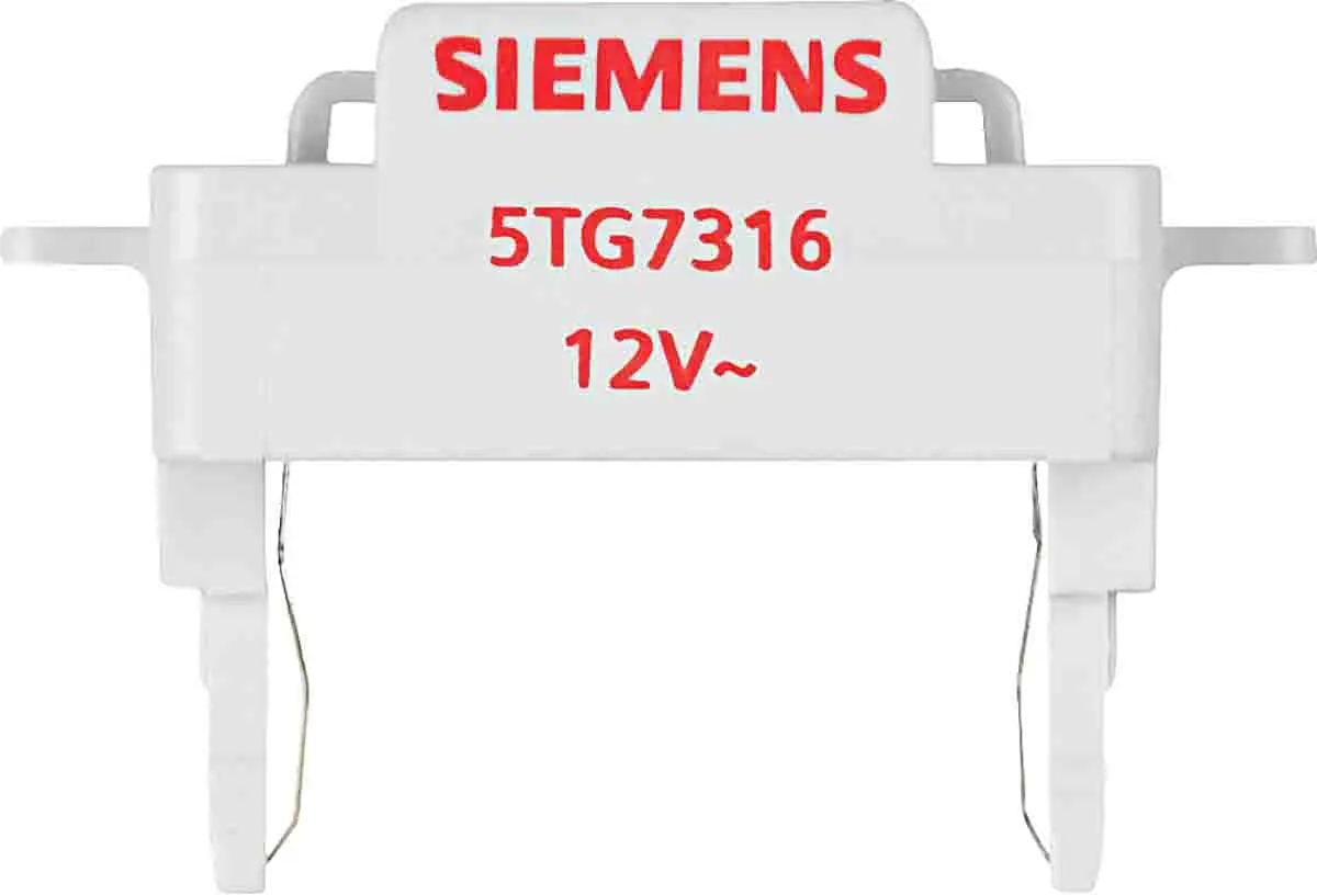 Produktfoto 1 von Siemens Druckschalter Rot Beleuchtet / 2 mA 12 V dc 12 V ac