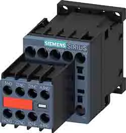Produktfoto 1 von Siemens Schütz 24V dc-Spule, 3-polig / 12 A 55 kW 2 Schließer/2 Öffner