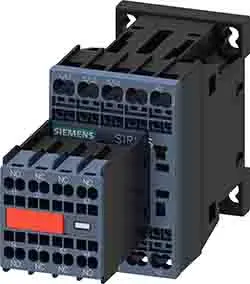 Produktfoto 1 von Siemens Schütz 24 V dc-Spule, 3-polig / 16 A 7.5 kW 2 Schließer/2 Öffner