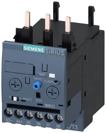 Produktfoto 1 von Siemens 3RB3 Überlastrelais, / 10A, 40 A 18.5 kW 1 Schließer/1 Öffner, 690V / 40A 3P, 87 mm x 45mm