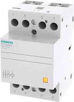 Produktfoto 1 von Siemens 5TT INSTA Schütz 24V-Spule, 4-polig / 63 A 5 kW 4 Schließer