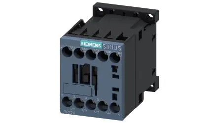 Produktfoto 1 von Siemens 3RT2 Schütz 60V ac-Spule, 3-polig, 690V / 6.7 A 60V 4 kW 1 Öffner Motorsteuerung, Umkehrend 1-Hilfskontakte