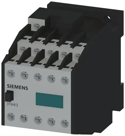Produktfoto 1 von Siemens 3TH4 Hilfsschütz 230V ac-Spule, 10-polig, 888V / 6 A 888V 9 Schließer, 1 Öffner Umkehrend 888-Hilfskontakte