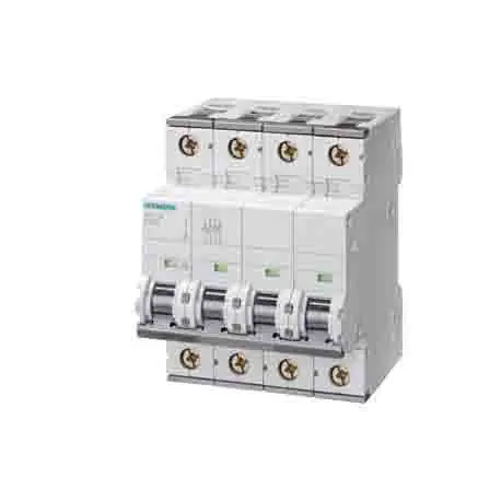 Siemens 5SY6 Miniaturüberlastschalter Typ C, Pol 4-polig 16 A 400 V ac, Abschaltvermögen 5 kA SENTRON 72 V dc