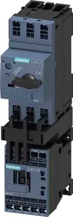 Produktfoto 1 von Siemens 3RA21 Verbraucherabzweig 690V ac 3-phasig 1.1 kW, IP20 / 2.7A