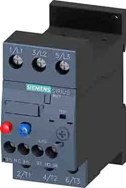 Produktfoto 1 von Siemens 3RU2 Thermisches Überlastrelais, / 20 A 15 kW 1 Schließer/1 Öffner, 690V ac / 20 A 3P, 97 mm x 45 mm