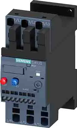 Produktfoto 1 von Siemens 3RU2 Thermisches Überlastrelais, / 20 A 15 kW 1 Schließer/1 Öffner, 690V ac / 20 A 3P, 114 mm x 45 mm