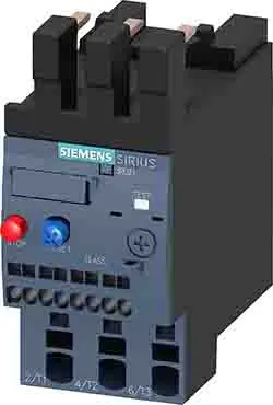 Produktfoto 1 von Siemens 3RU2 Thermisches Überlastrelais, / 28 A 15 kW 1 Schließer/1 Öffner, 690V ac / 3 A 3P, 102 mm x 45 mm