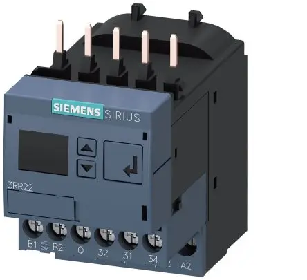 Siemens 3RR2 Überwachungsrelais 3-phasig, 1-poliger Umschalter 1.6A - 16A, Direkt, 24V ac, 240 V ac