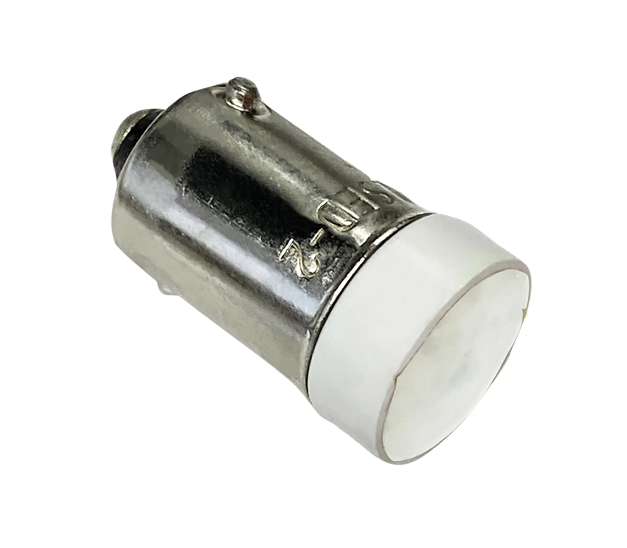 Produktfoto 1 von Idec Leuchtmelder Weiß Multichip, 12 V, Ø 10.6 mm x 20.8 mm, Sockel BA9 200mcd