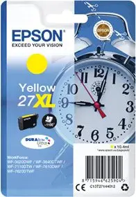 Produktfoto 1 von Epson C13T27144012 Tintenpatrone Gelb Seitenertrag 2200