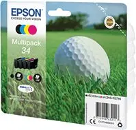 Produktfoto 1 von Epson C13T34664010 Tintenpatrone Schwarz, Zyan, Magenta, Gelb Seitenertrag 300