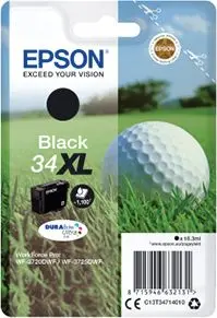 Produktfoto 1 von Epson C13T34714010 Tintenpatrone Schwarz Seitenertrag 1100