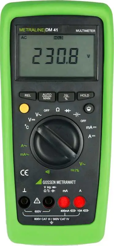 Gossen Metrawatt DM41 Tragbar Digital Multimeter 10 A, 40 mΩ