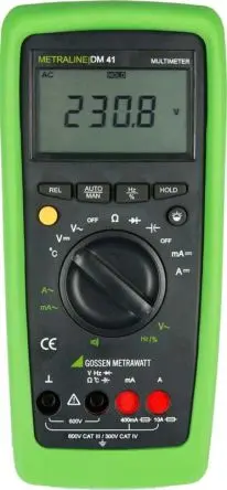 Produktfoto 1 von Gossen Metrawatt DM41 Tragbar Digital Multimeter 10 A dc, 40 mΩ