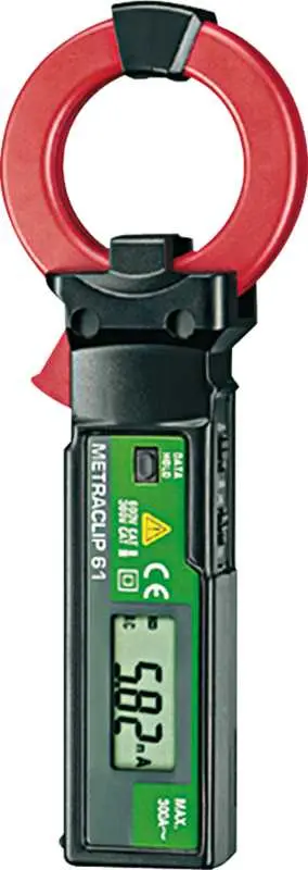 Gossen Metrawatt Leckstromzange Digitales Stromzangenmessgerät 300 mA Fußstütze 600 V ac