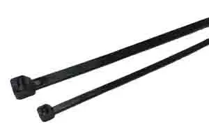 Produktfoto 1 von RS PRO CVR Nylon 6.6 Kabelbinder Nicht lösbar Schwarz 4.8 mm x 190 mm