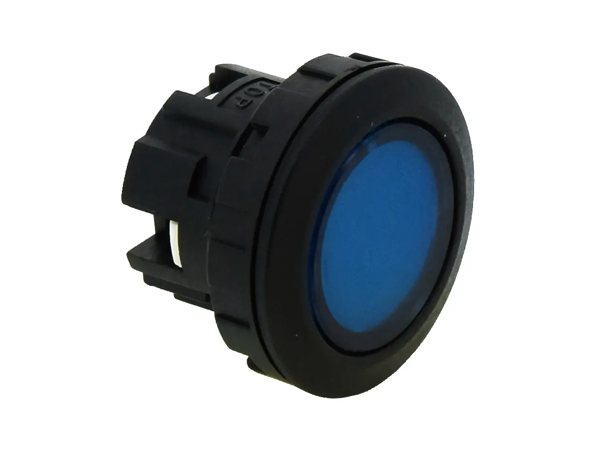 Produktfoto 1 von Idec CW1L-M10 Drucktastenkopf Ø 22 mm Tastend Glatt Rund Polyamid, IP65