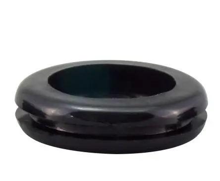 Produktfoto 1 von RS PRO Kabeltülle 1.7 mm min., Typ Kabeltülle bis Ø 15.5 mm Loch ø 20.1 mm Polyvinylchlorid Schwarz 0 °C min. 85 °C max.