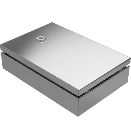 Produktfoto 1 von RS PRO Edelstahl 304 Wandanschlusskasten Grau IP66, HxBxT 200 mm, 300 mm