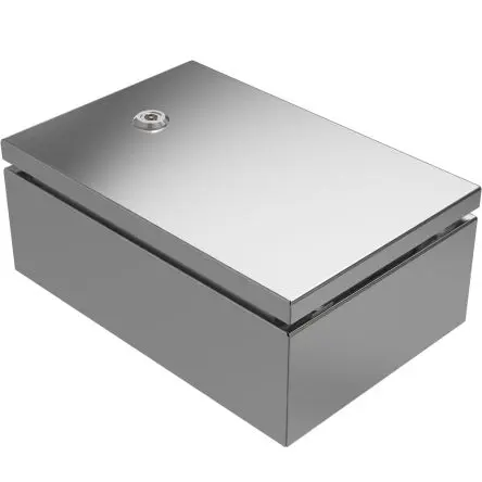 Produktfoto 1 von RS PRO Edelstahl 304 Wandanschlusskasten Grau IP69, IP66, HxBxT 200 mm, 300 mm