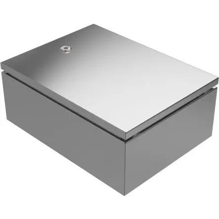 Produktfoto 1 von RS PRO Edelstahl 304 Wandanschlusskasten Grau IP66, HxBxT 300 mm, 400 mm