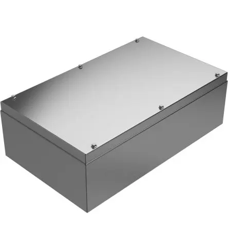 Produktfoto 1 von RS PRO; Universalgehäuse; Edelstahl 304; Grau; IK08, IK09 IP66 Breite 300 mm Höhe 500 mm Länge 160 mm