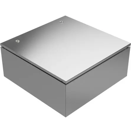 Produktfoto 1 von RS PRO Edelstahl 304 Wandanschlusskasten Grau IP69, IP66, HxBxT 500 mm, 300 mm