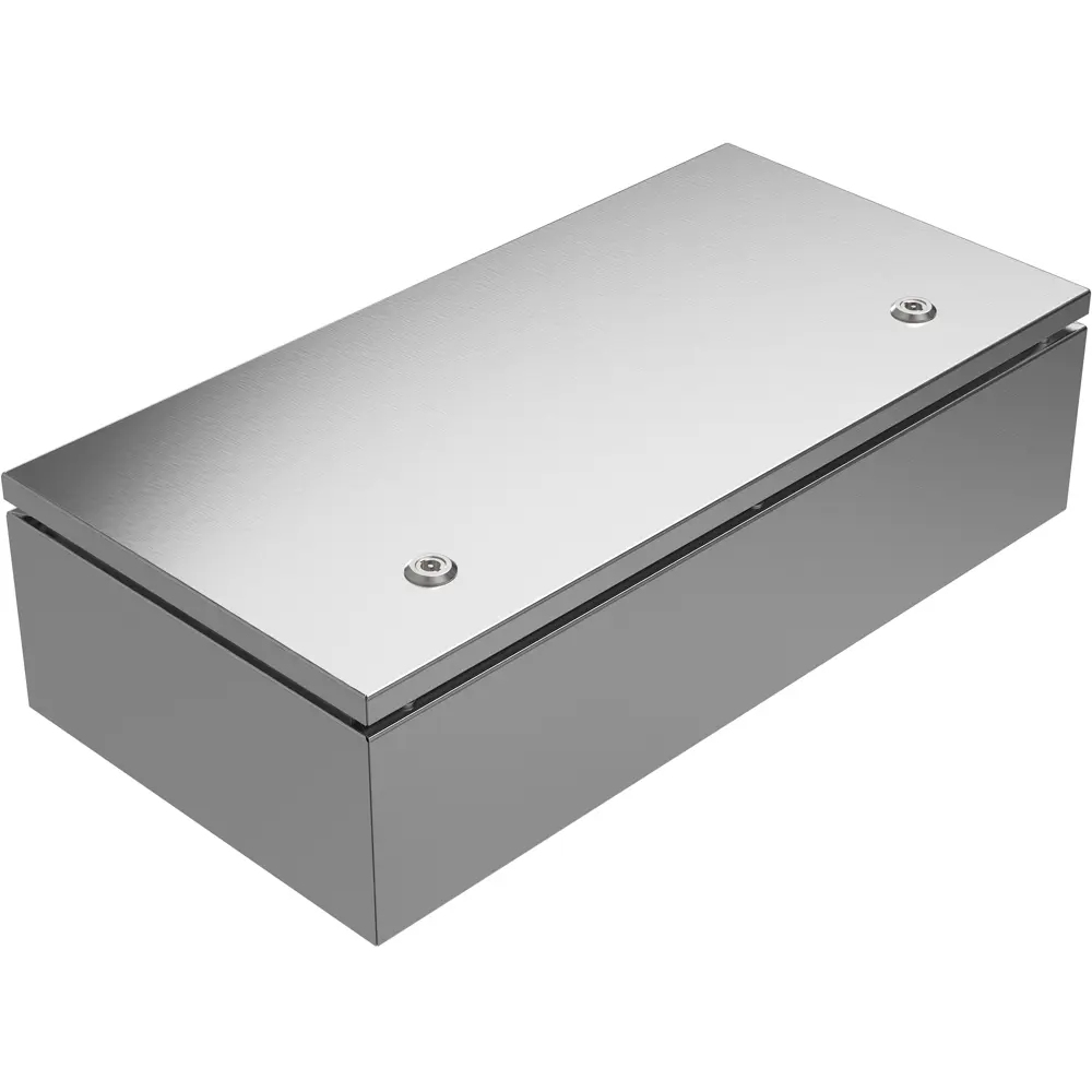 Produktfoto 1 von RS PRO Edelstahl 304 Wandanschlusskasten Grau IP66, HxBxT 600 mm, 300 mm x 160 mm