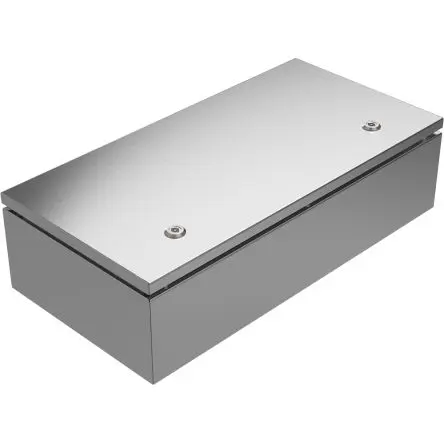 RS PRO Edelstahl 304 Wandanschlusskasten Grau IP66, HxBxT 600 mm, 300 mm x 160 mm