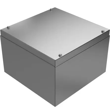 RS PRO; Universalgehäuse; Edelstahl 304; Grau; IK08, IK09 IP66 Breite 300 mm Höhe 300 mm Länge 200 mm