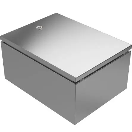Produktfoto 1 von RS PRO Edelstahl 304 Wandanschlusskasten Grau IP66, HxBxT 300 mm, 400 mm
