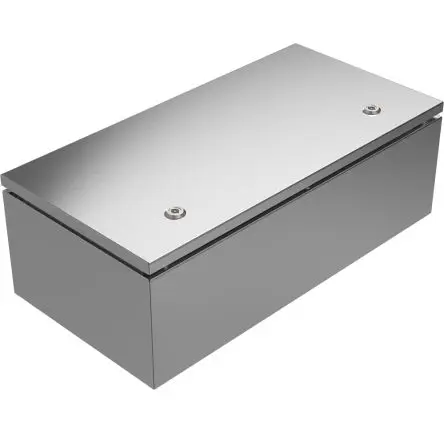 Produktfoto 1 von RS PRO Edelstahl 304 Wandanschlusskasten Grau IP69, IP66, HxBxT 600 mm, 300 mm