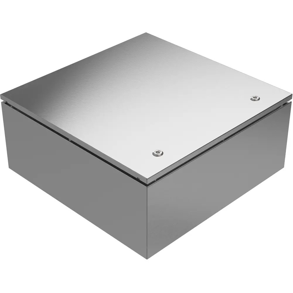 Produktfoto 1 von RS PRO Edelstahl 304 Wandanschlusskasten Grau IP66, IP69, HxBxT 600 mm, 600 mm